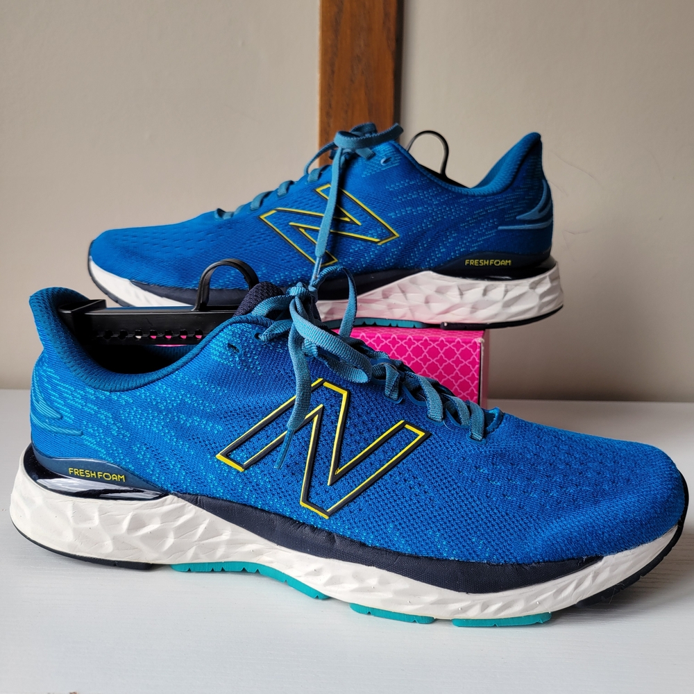 New Balance Mens Fresh Foam 880 Running Shoes In Blue Size 12.5